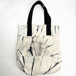 Urban‎ Outfitters Bag Black White Leather Tie Dye Tote